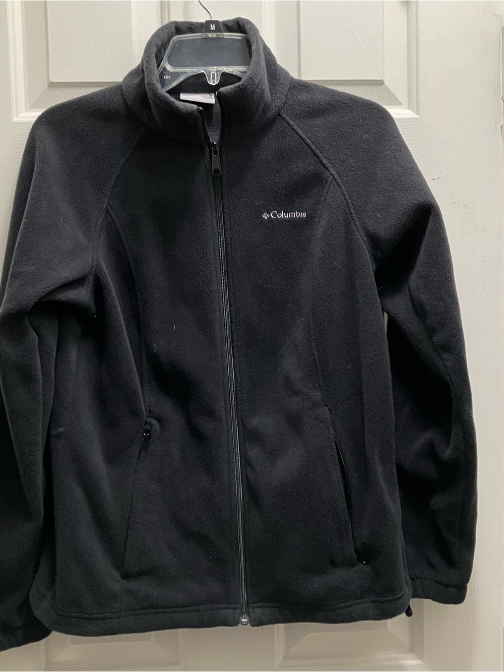 COLUMBIA Women’s Black Fleece Zip Up Jacket Size S